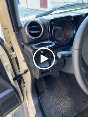 Customer video review of Portavasos para Suzuki Jimny