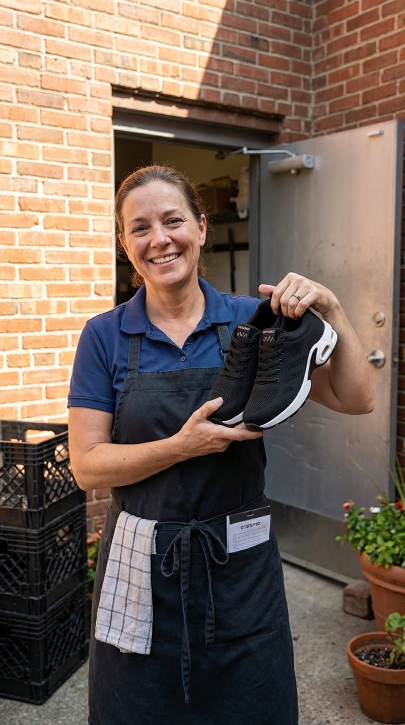 Customer photo review of Orthora™ Pro – Heel & Plantar Fasciitis Pain-Relief Shoes