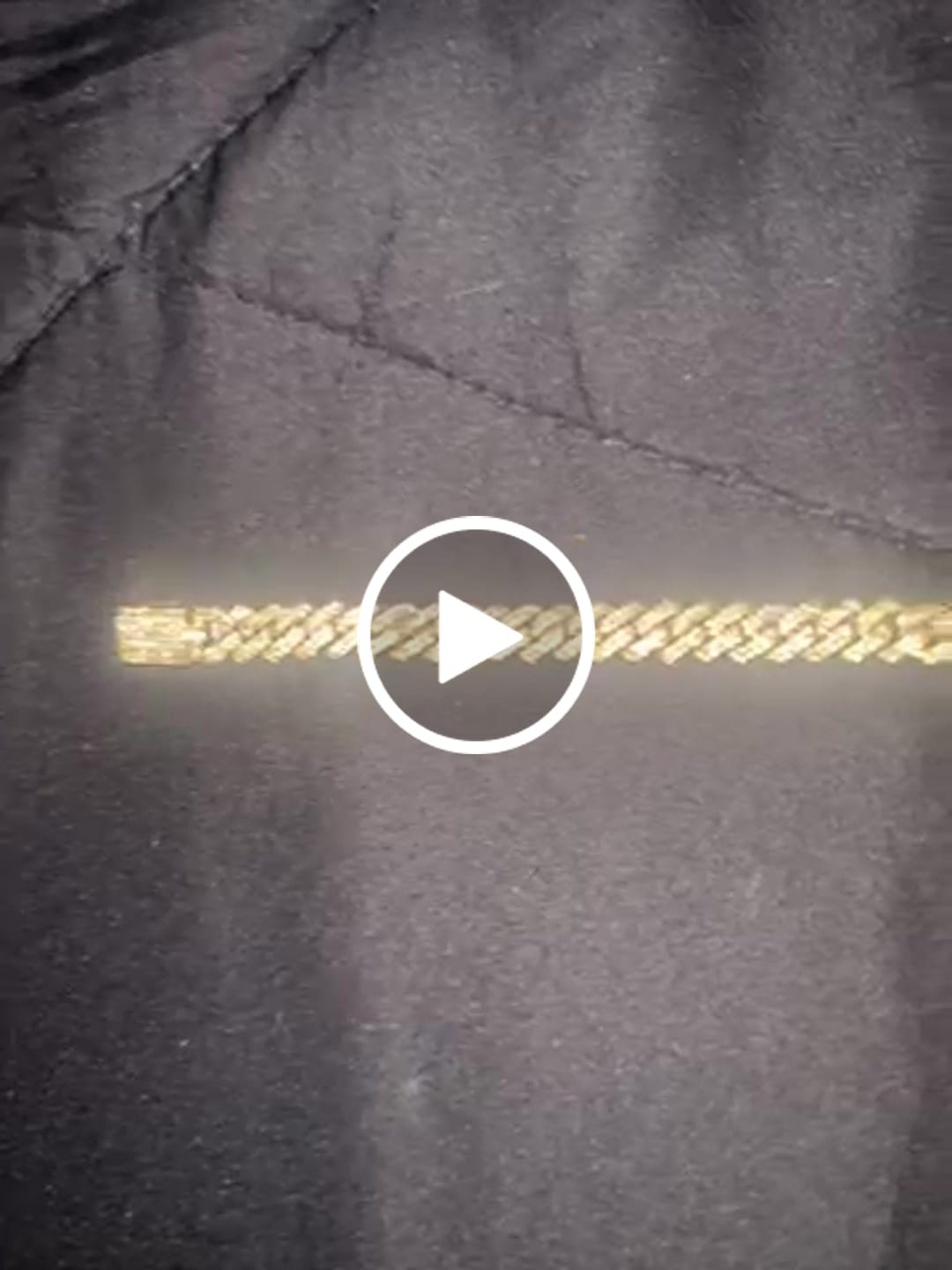 Customer video review of 8-12mm Iced Prong Cuban Chain