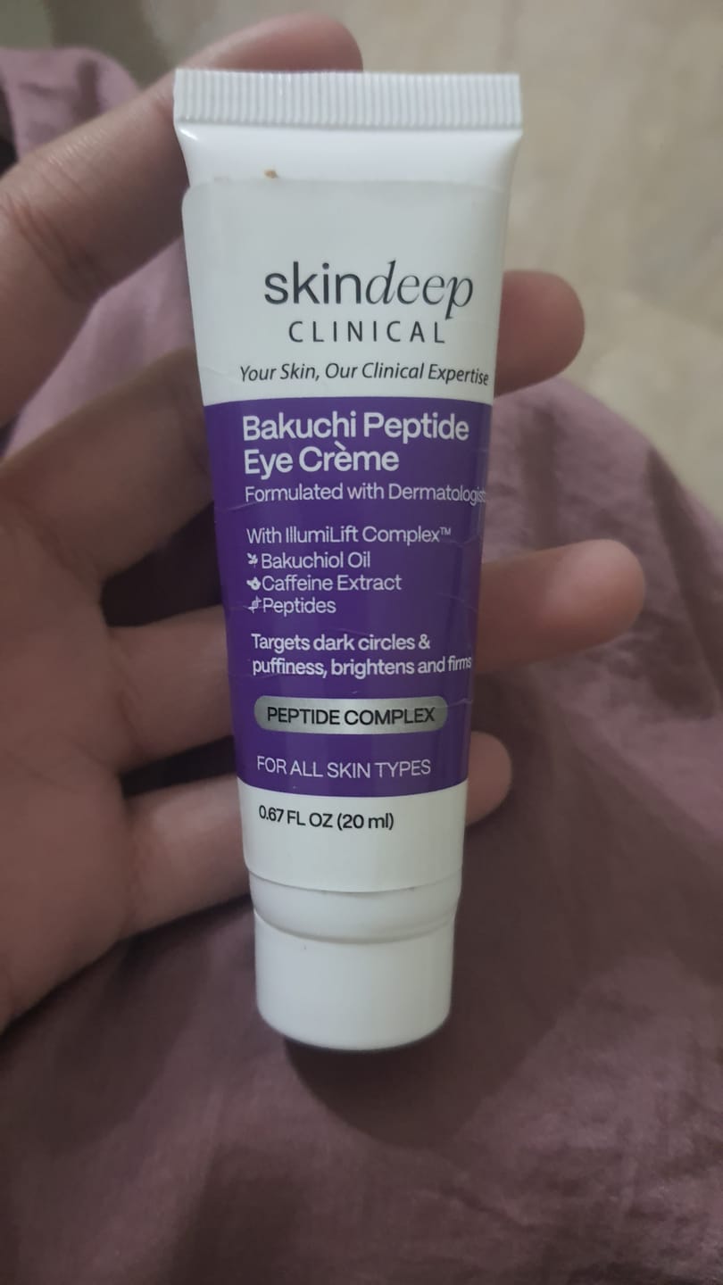 Customer photo review of Bakuchi Peptide Eye Crème
