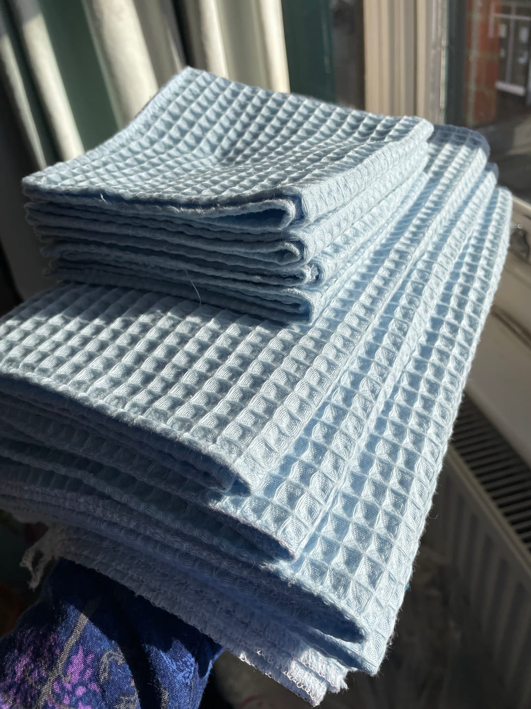 Customer photo review of 100% Cotton Waffle Fabric