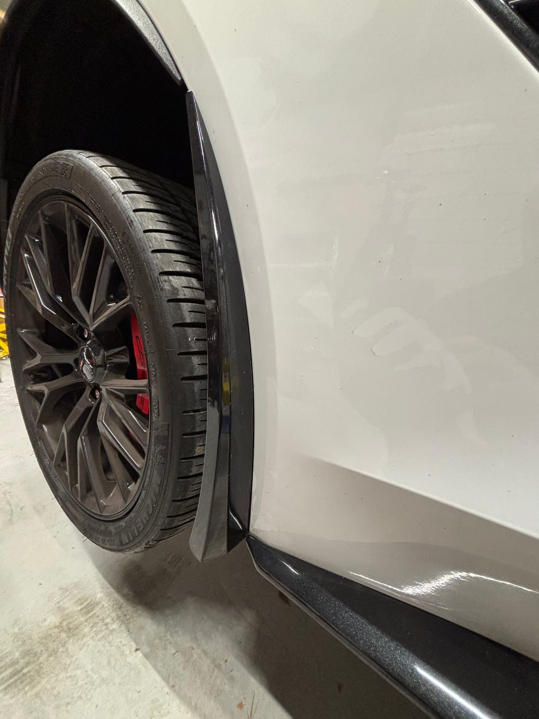 Customer photo review of Corvette C7 Extended Front & Rear Splash Guards