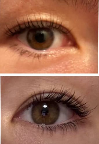 Customer photo review of Toplash eyelash and eyebrow growth serum — 3ml