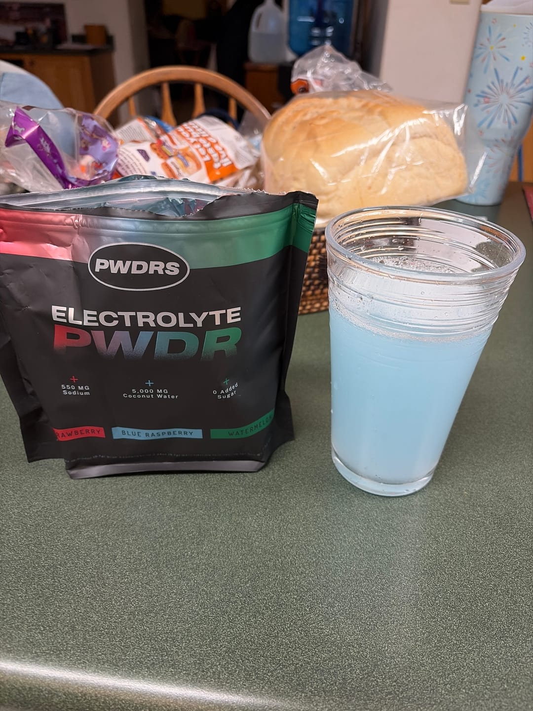 Customer photo review of ELECTROLYTE PWDR