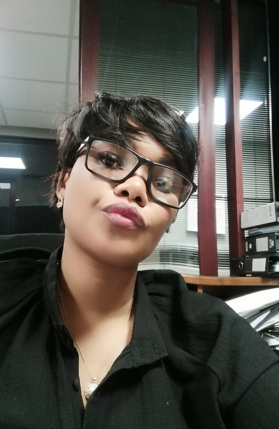 Customer photo review of Brazilian Pixie Wig - Straight