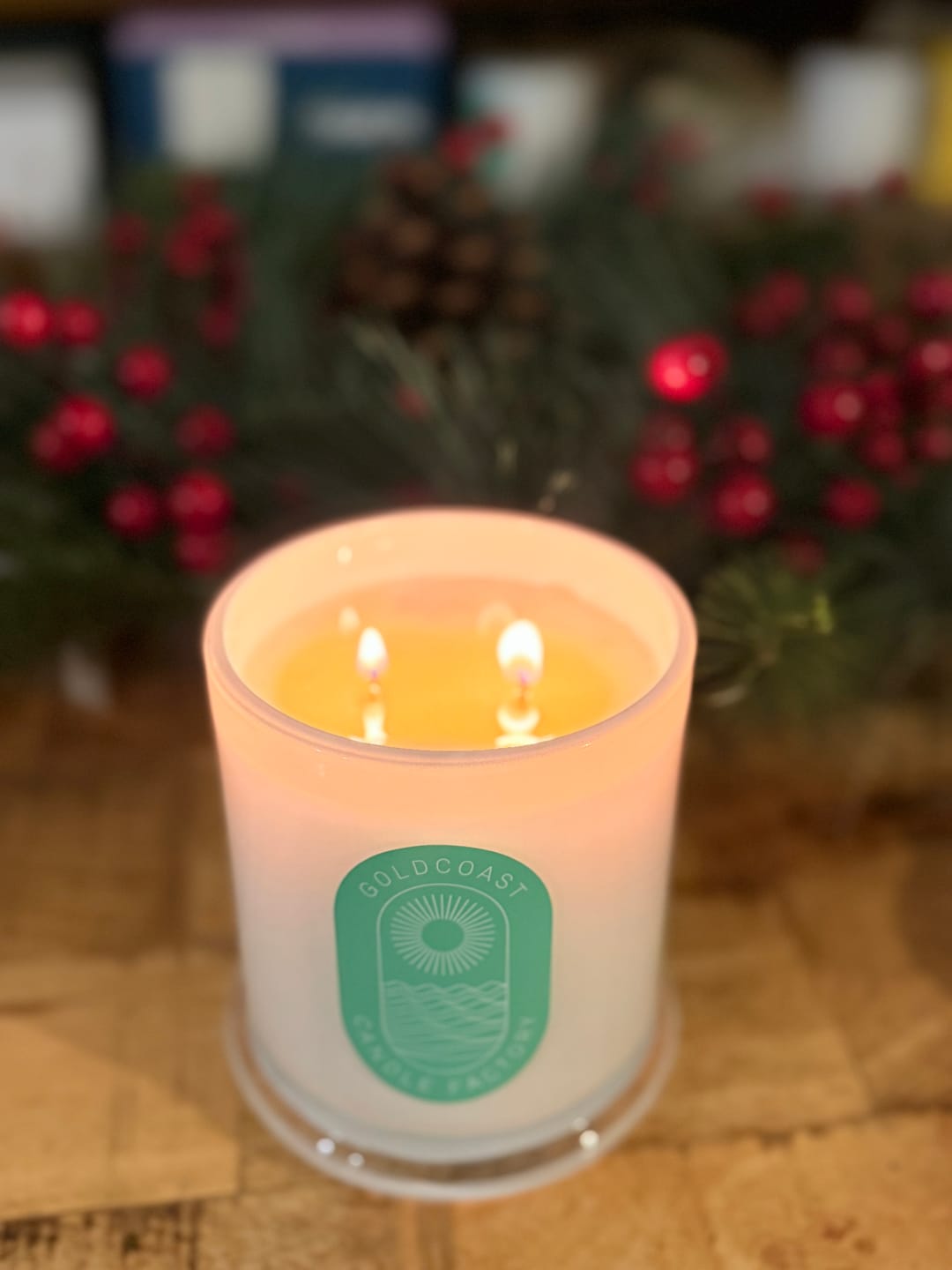 Customer photo review of Gingerbread Man Signature Candle 380g - NEW