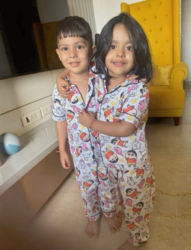Customer photo review of Sinchan Nightwear