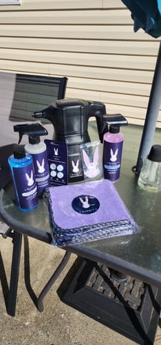 Customer photo review of RUBBIT Windshield Tablets