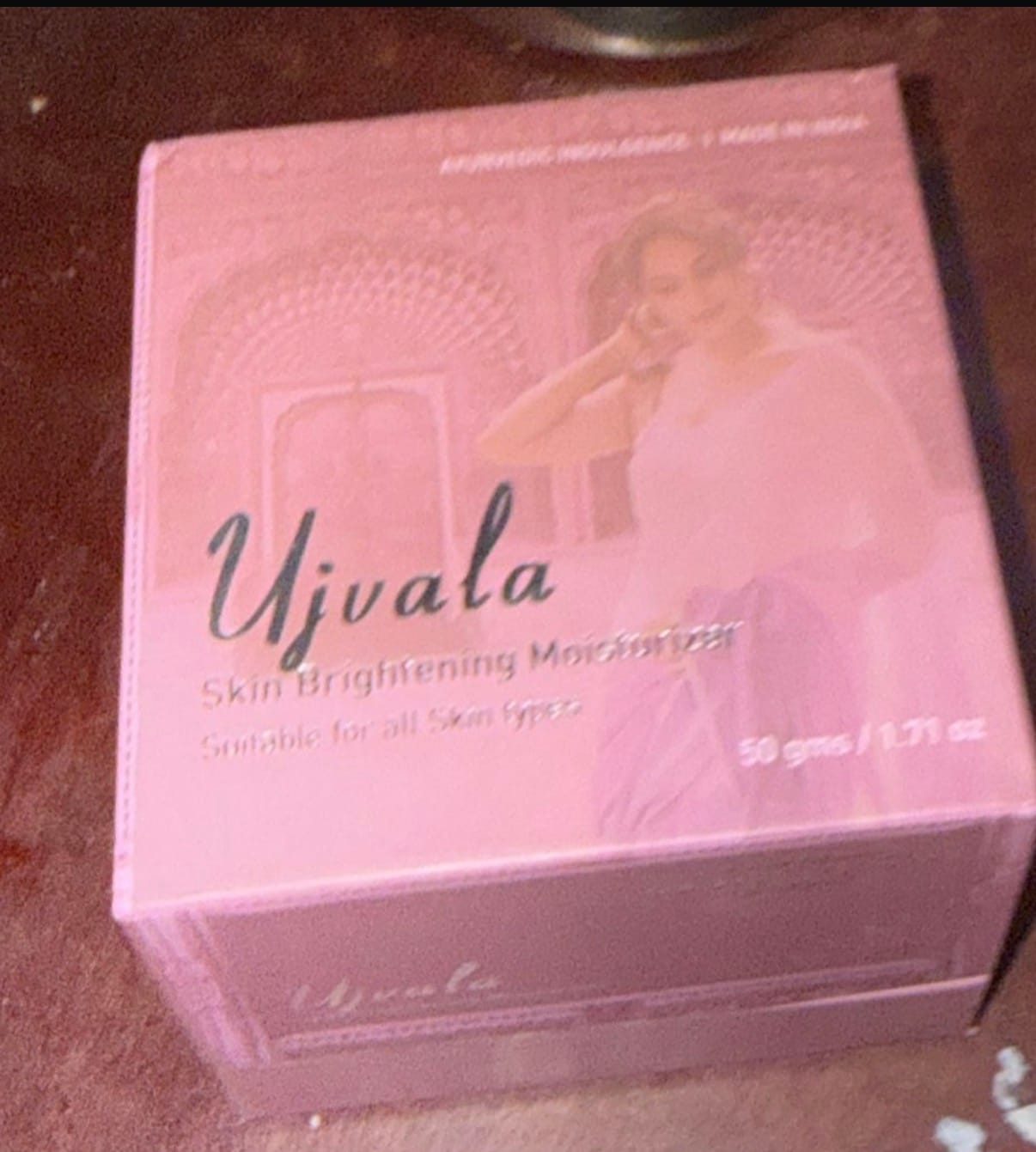 Customer photo review of Ujvala Skin Brightening Moisturizer