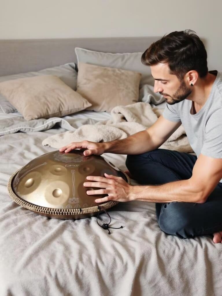 Customer photo review of Cosmos handpan-Pietralis handpan instrument 9/10/12 Notes
