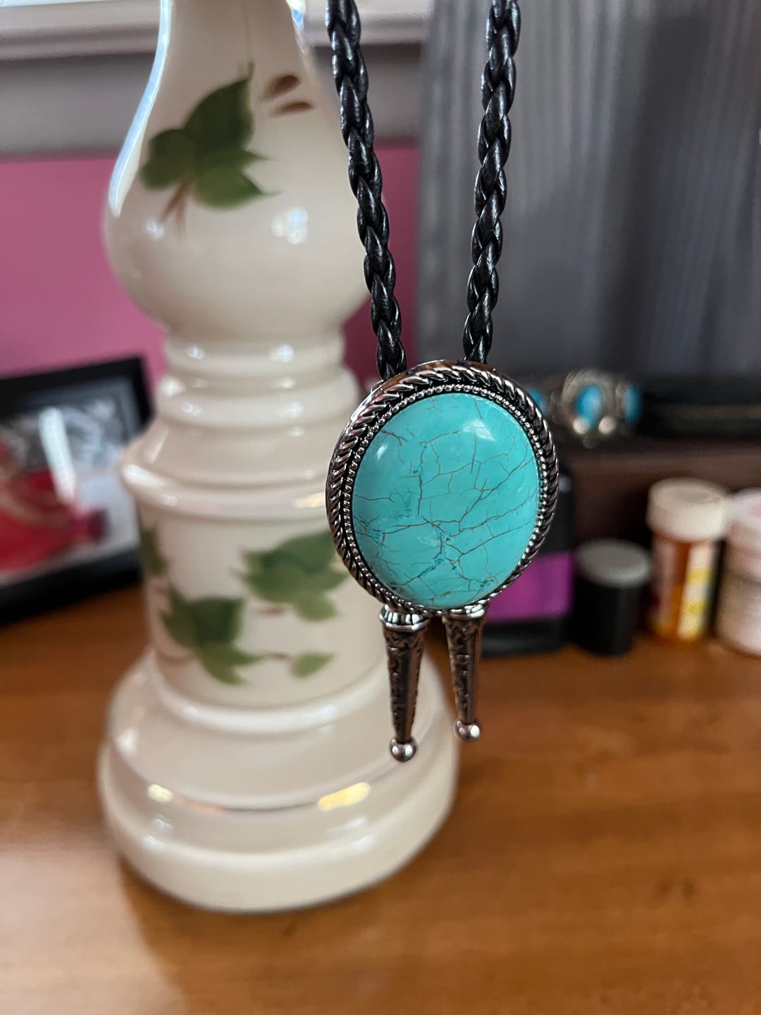Customer photo review of The Sky Stone - Bolo Tie and Gift Box
