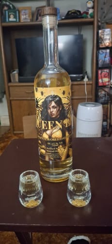 Customer photo review of Kin – Japanese Gold Foil Glass (1+1 Free)