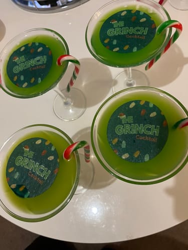 Customer photo review of The Grinch Cocktail Kit