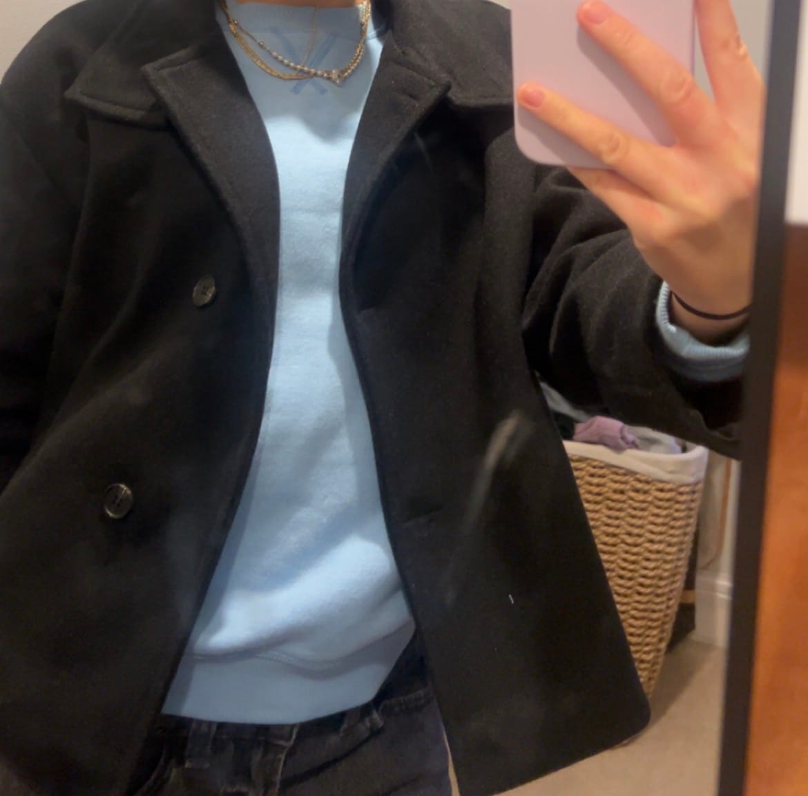 Customer photo review of Rosalia Elegant Jacket with Stand Collar
