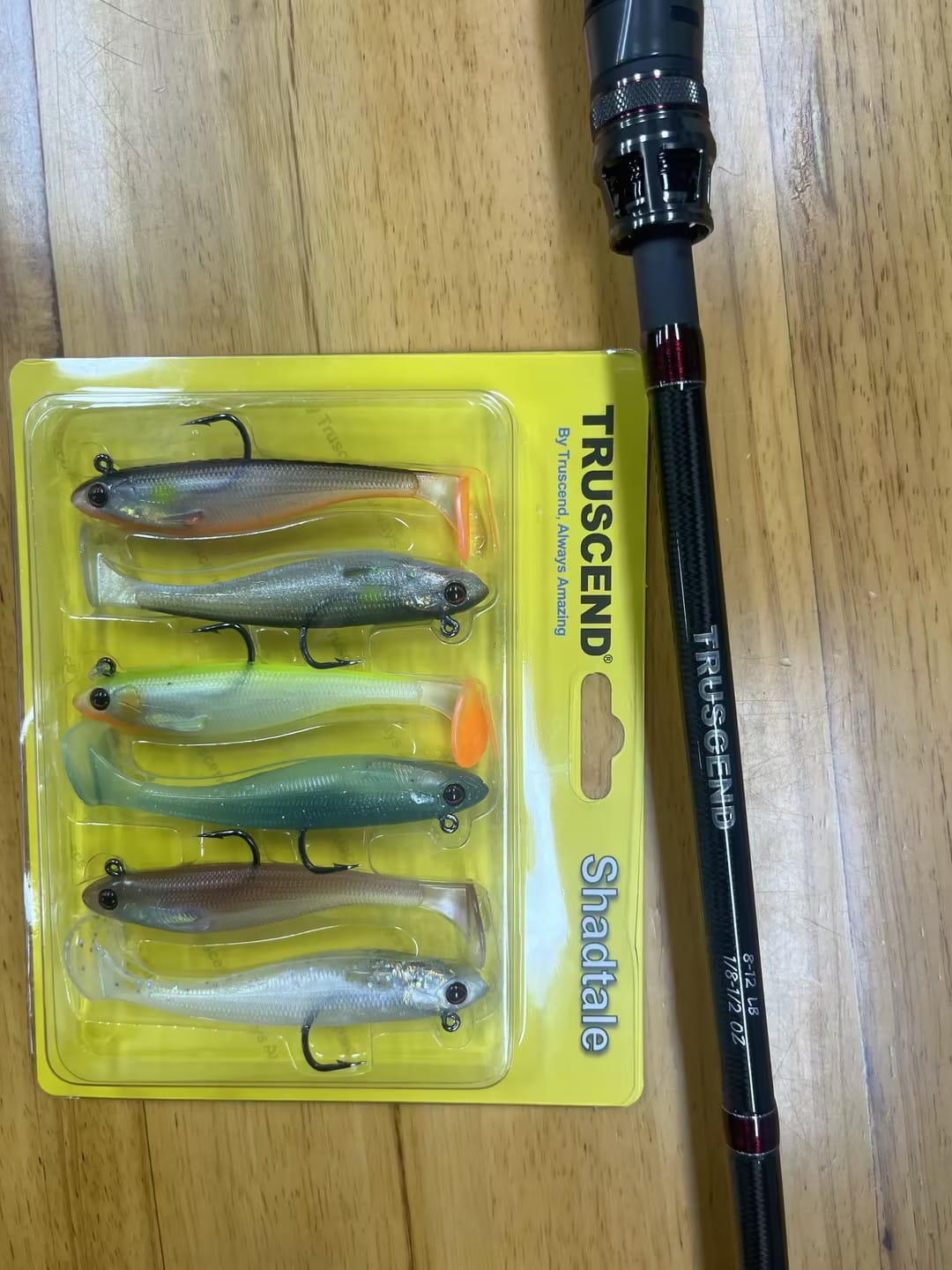 Customer photo review of Shadtale Soft Fishing Lures | BKK Hooks | Paddle Tail Swimbait | For Bass & Trout & Crappie & Walleye