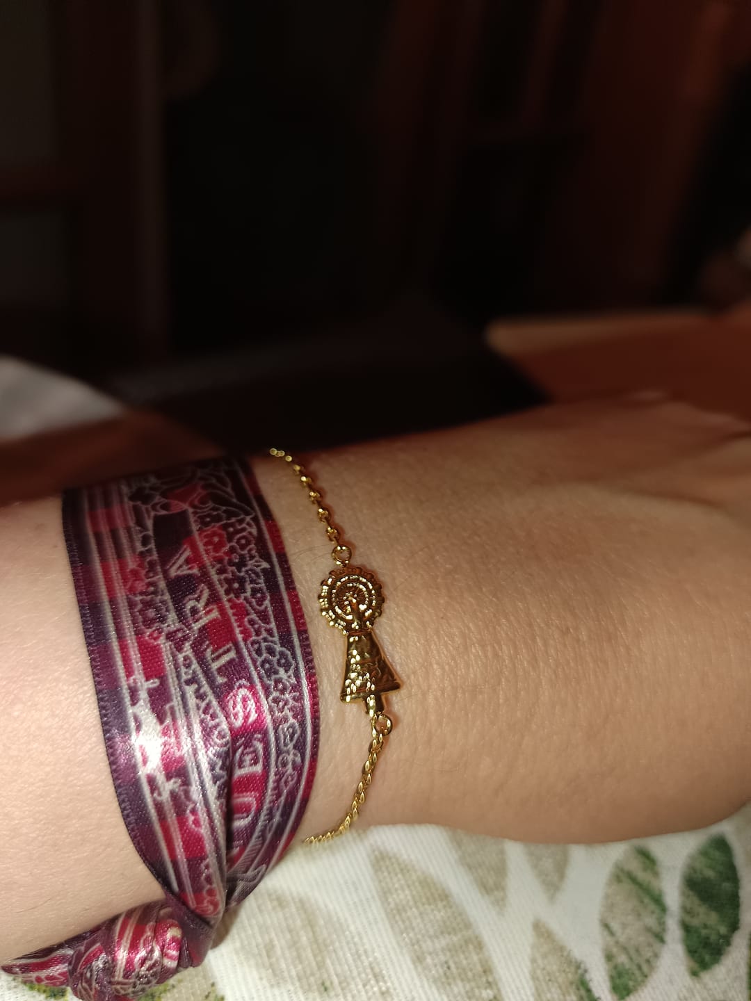 Customer photo review of Pulsera Virgen del Pilar