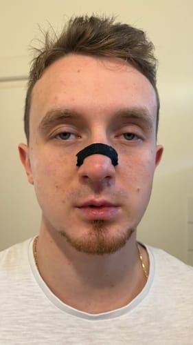 Customer photo review of Athlete's Favorite (Black Strips)