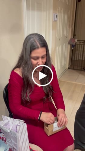 Customer video review of Dolly® Personalized Crochet Doll with Photo Card