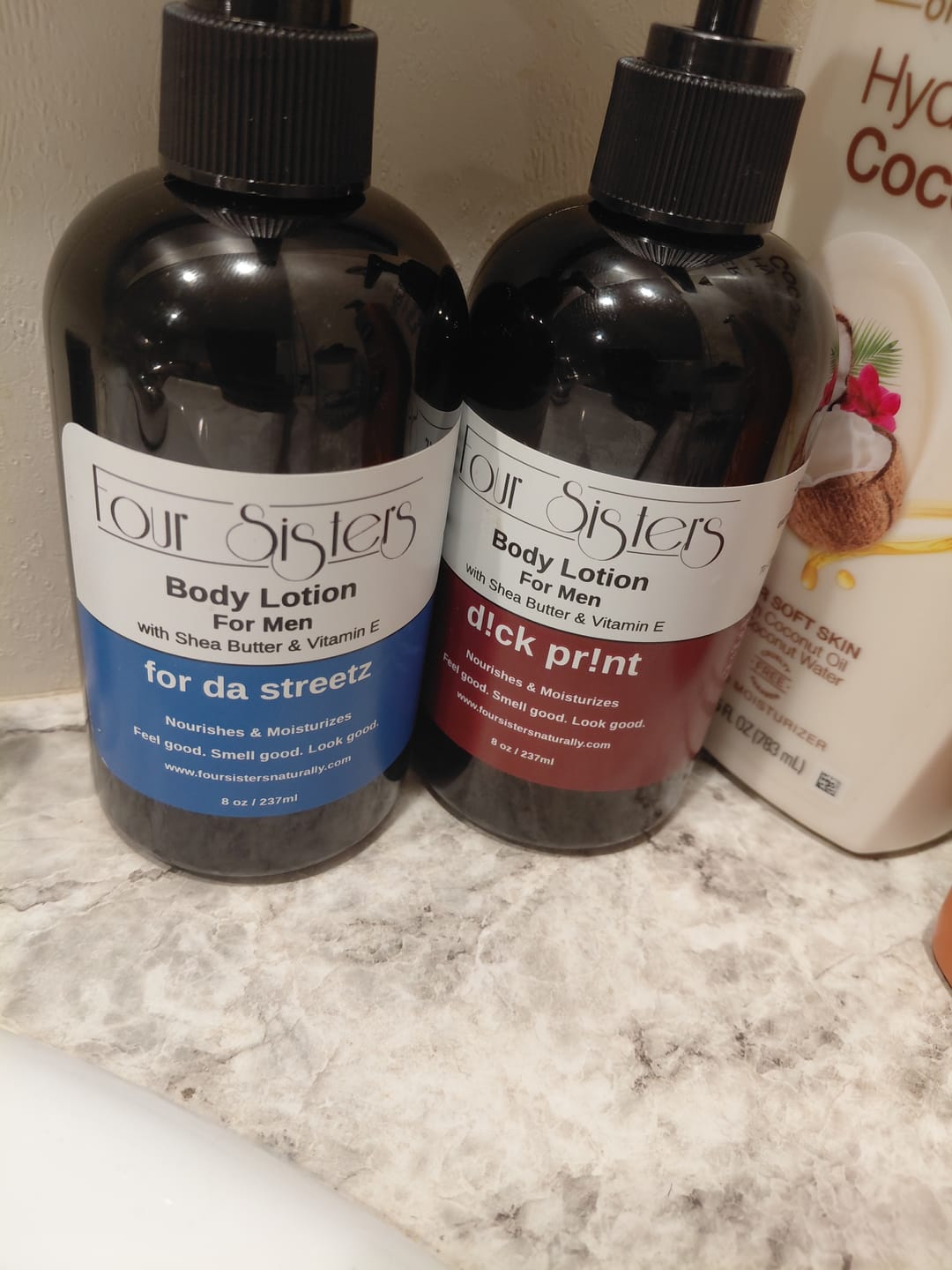 Customer photo review of Men's Body Lotion