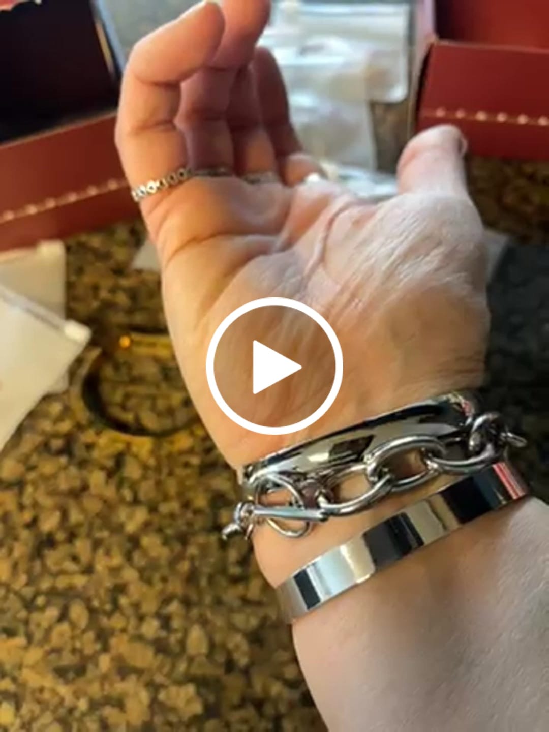 Customer video review of J'adore Chunky Bracelet