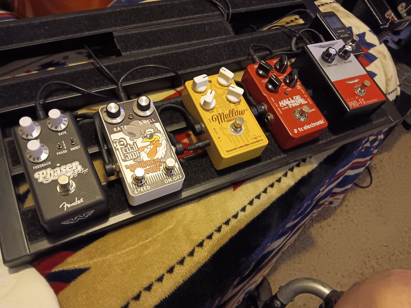 Customer photo review of Fender Telecaster Waylon Jennings Phaser Pedal