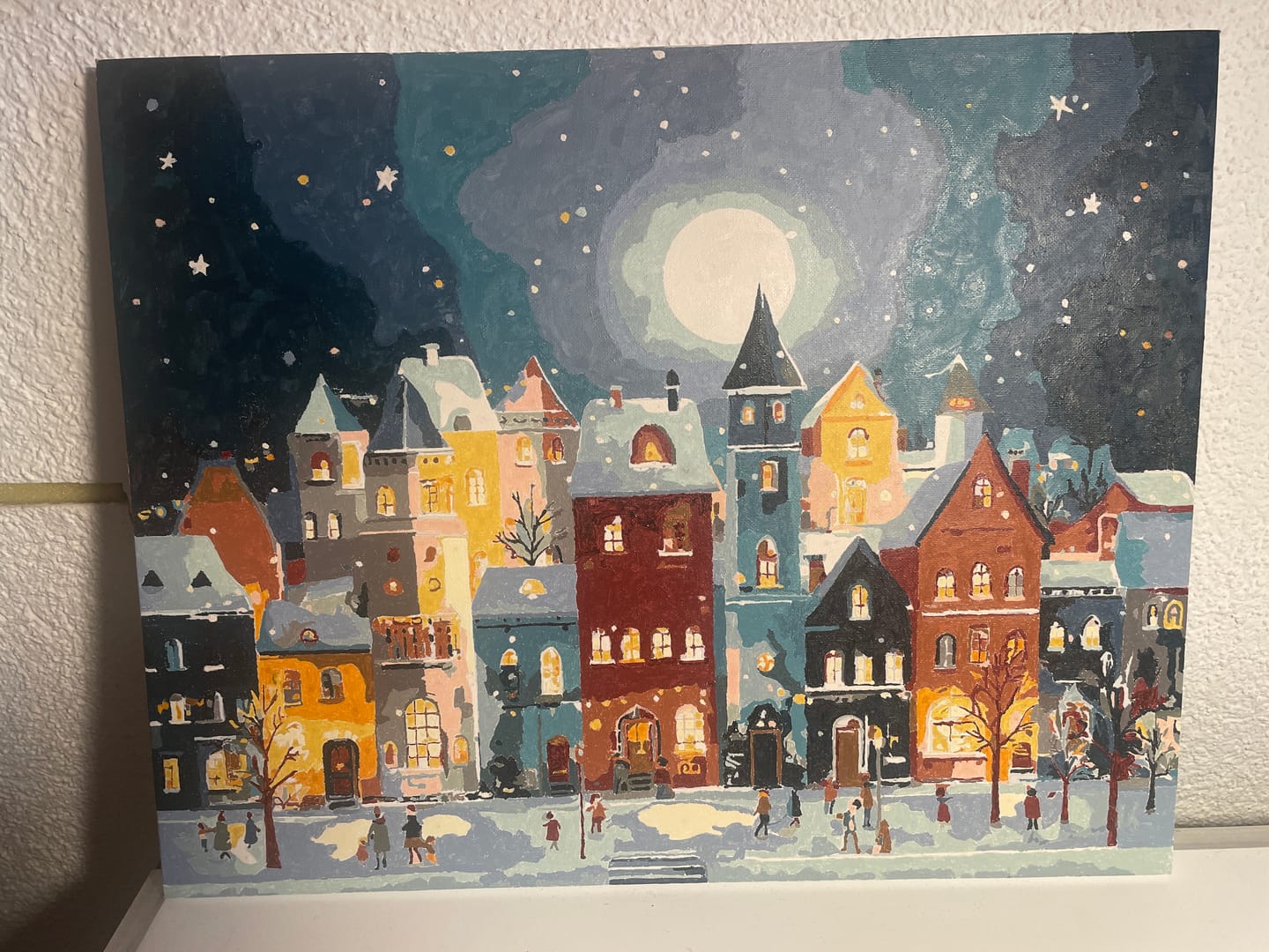 Customer photo review of Malen nach Zahlen - Weihnachtsstadt