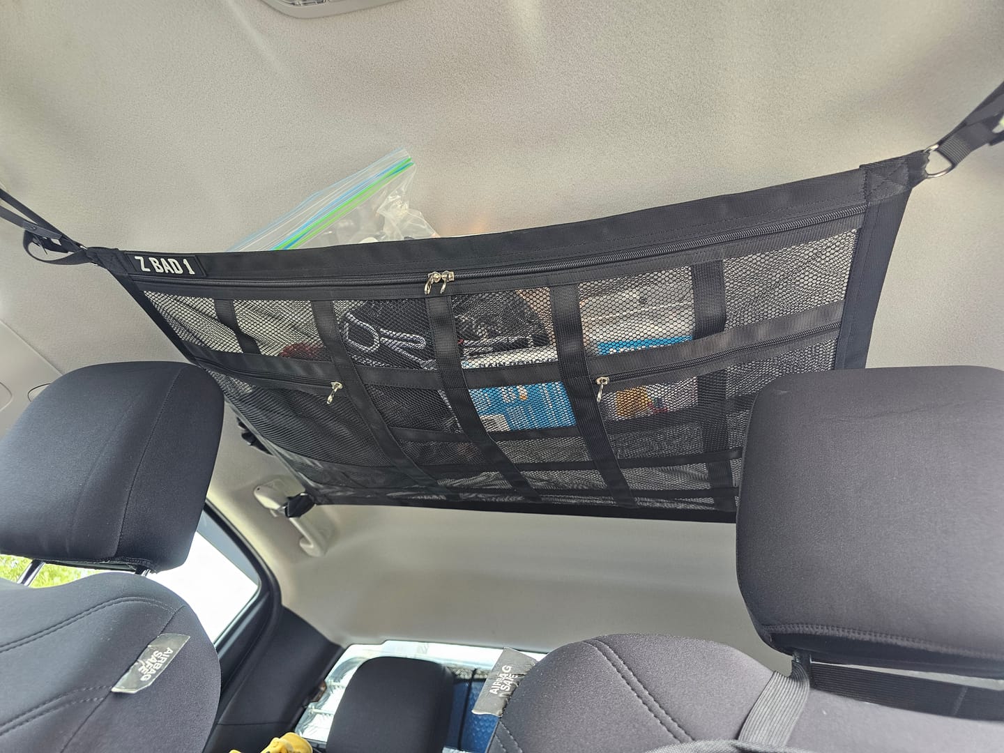 Customer photo review of ZBAD1 - Ute Roof Cargo Net