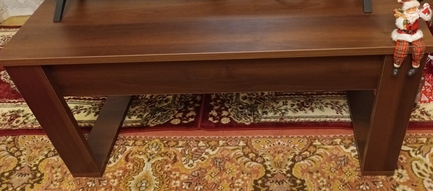Customer photo review of Masuta NEA, nuc inchis, PAL furniruit, 110x60x52 cm