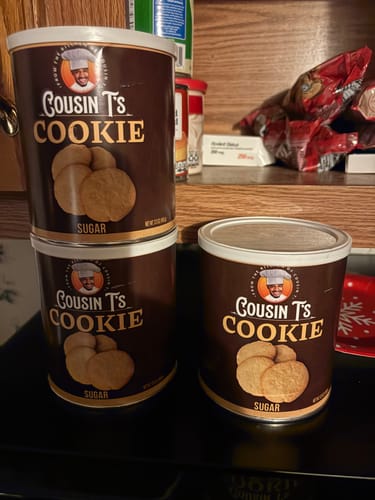 Customer photo review of Cousin T's Gourmet Sugar Cookie Mix