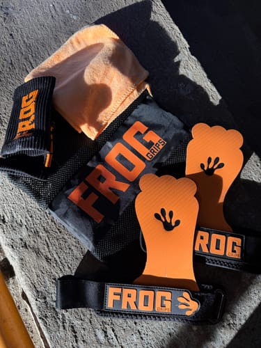 Customer photo review of ELITE GRIPS HD - Fingerless Orange