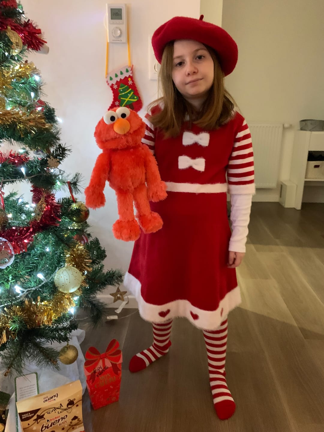 Customer photo review of Elmo Marionnette Sesame Street