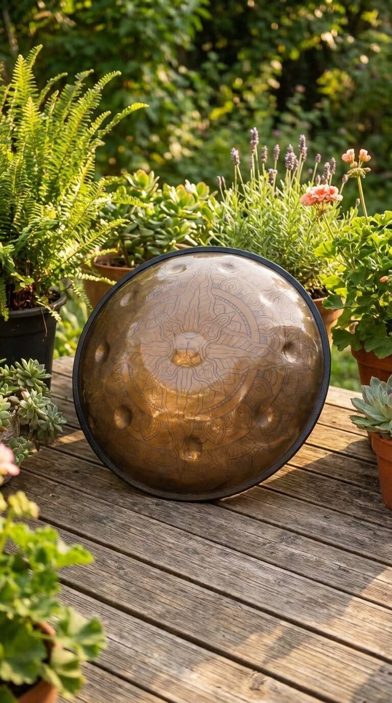 Customer photo review of Cosmos Handpan - Poseidon 9/10/12 Notes in D Minor - Tambourine Gift Set