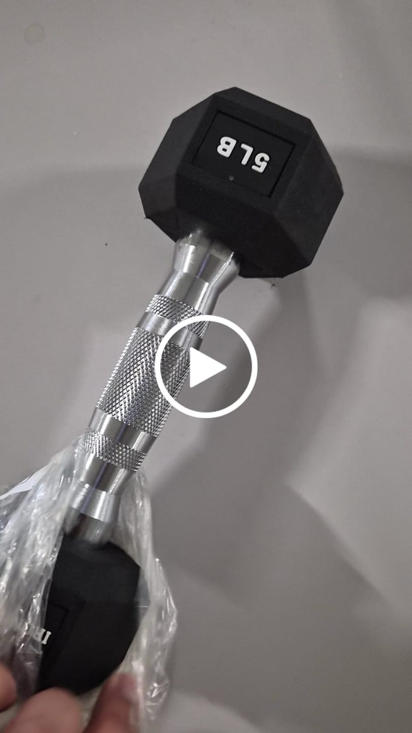 Customer video review of Mancuerna Hexagonal 5 a 100 lb IRONSIDE (unidad)