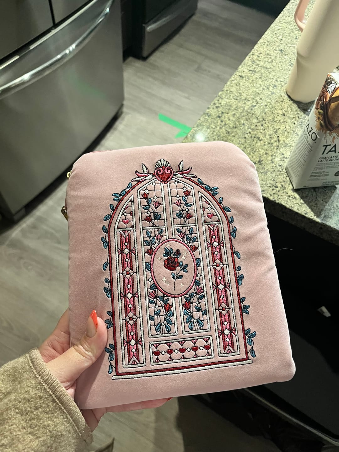 Customer photo review of Sugar & Spice E-Reader Sleeve