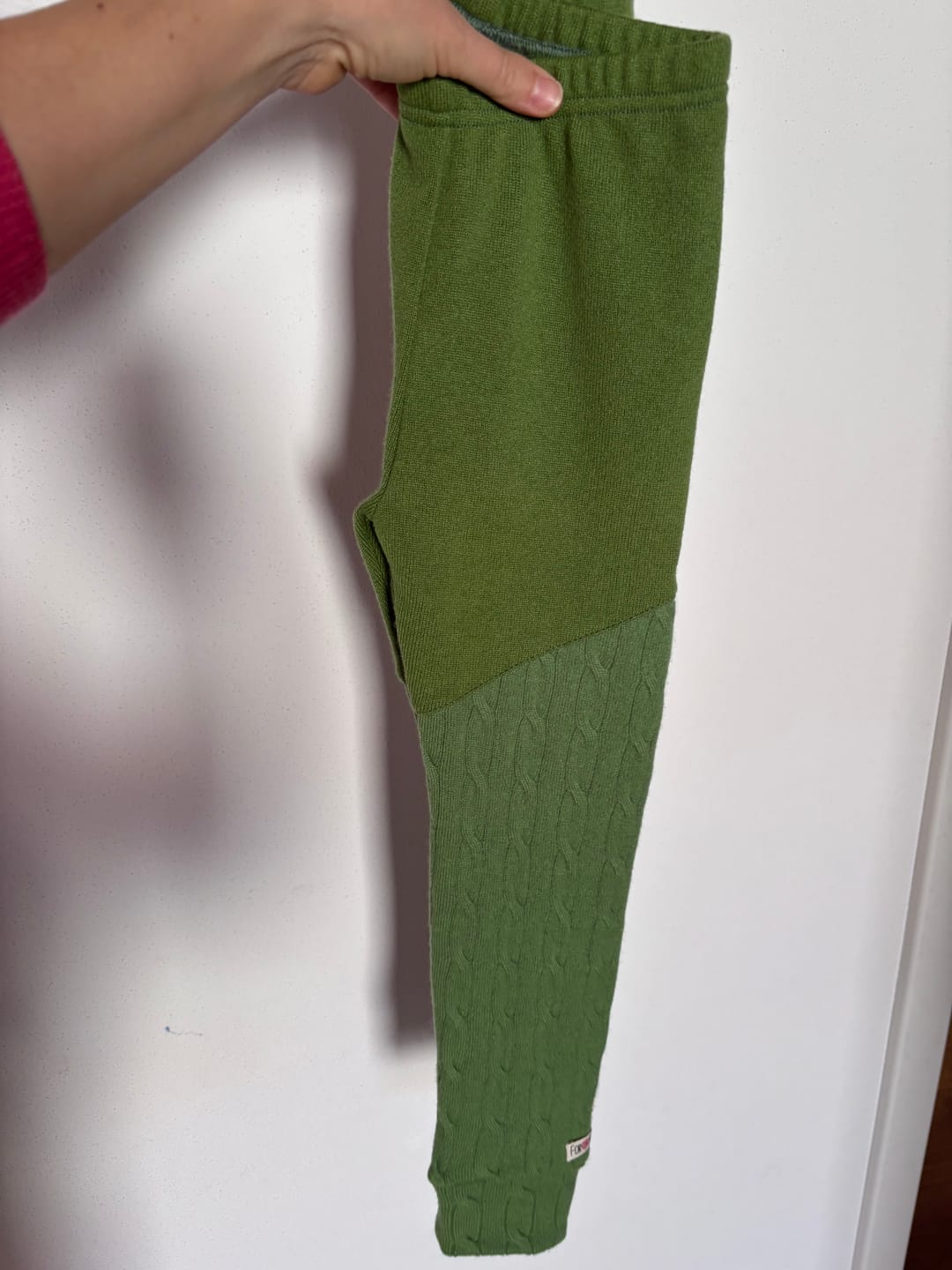 Customer photo review of Upcycling Kaschmir Schmale Hose 122/128 mit Teilungsnaht