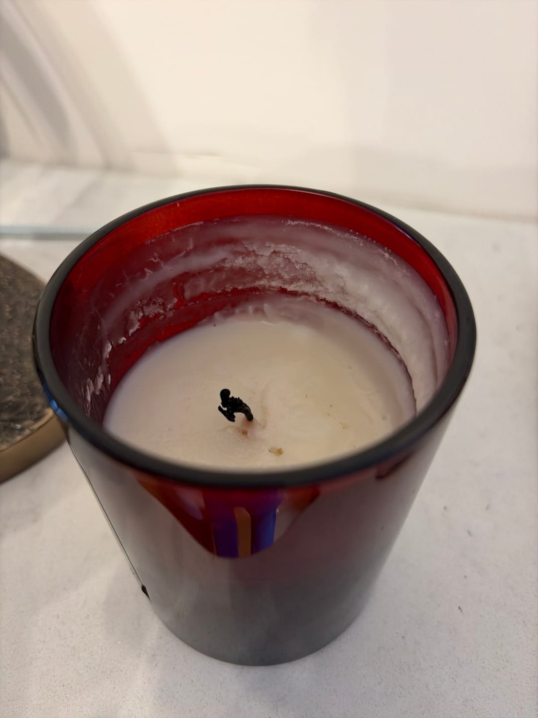 Customer photo review of Scented Soy Candle - Lemongrass & Cedarwood | 210g