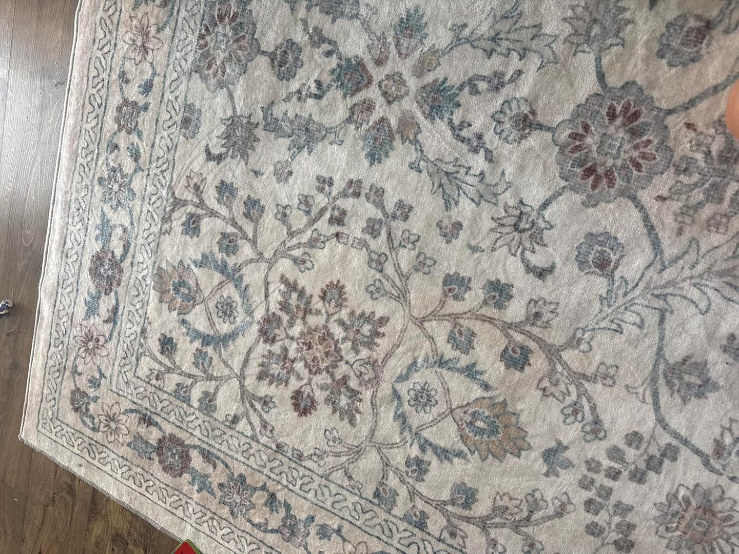 Customer photo review of Aster Washable Area Rug Runner - Green