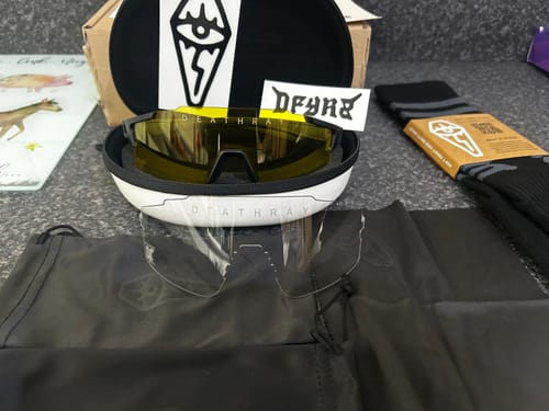 Customer photo review of Deathray™ | Riding Glasses