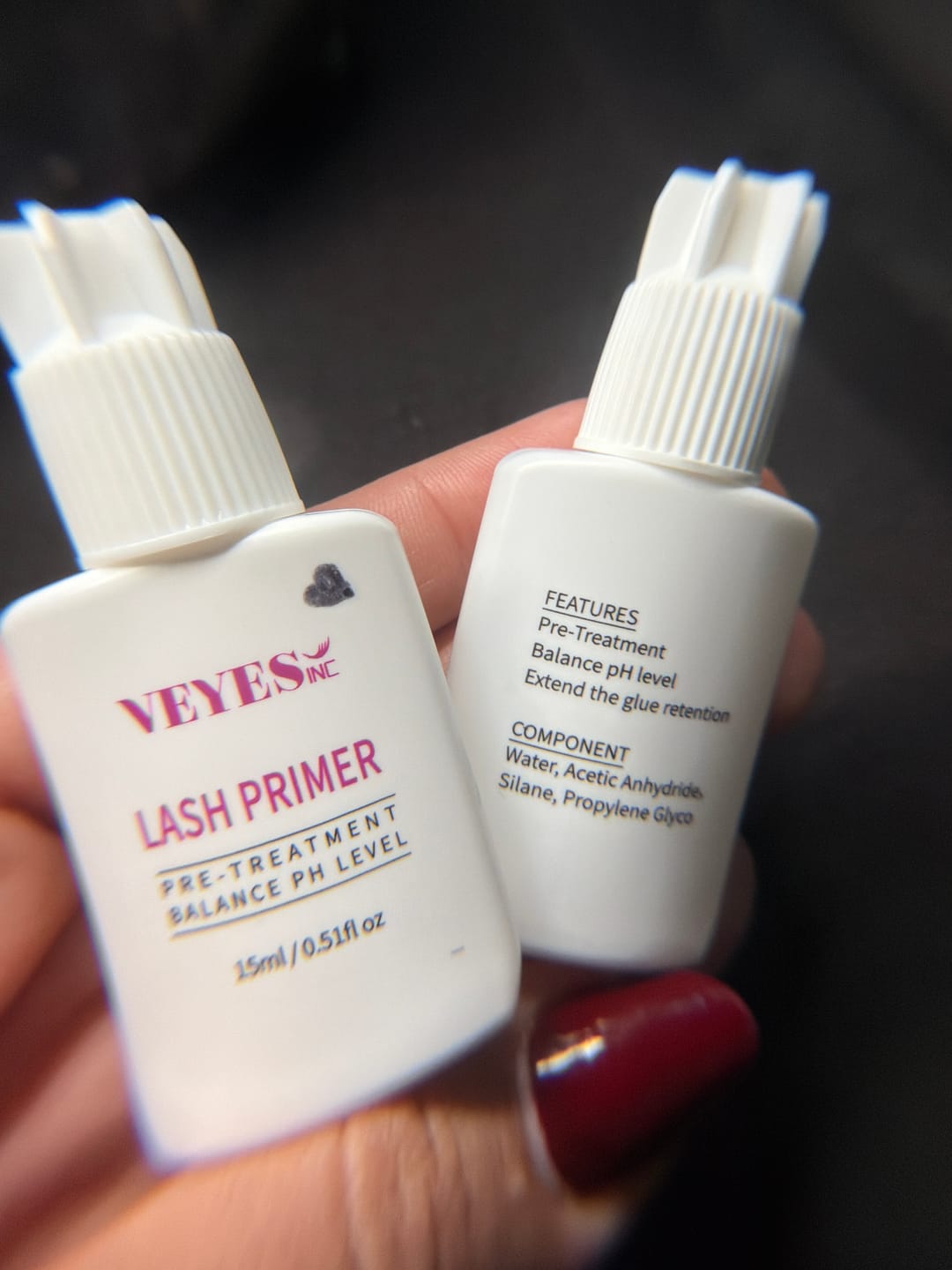Customer photo review of Eyelash Primer 15ML