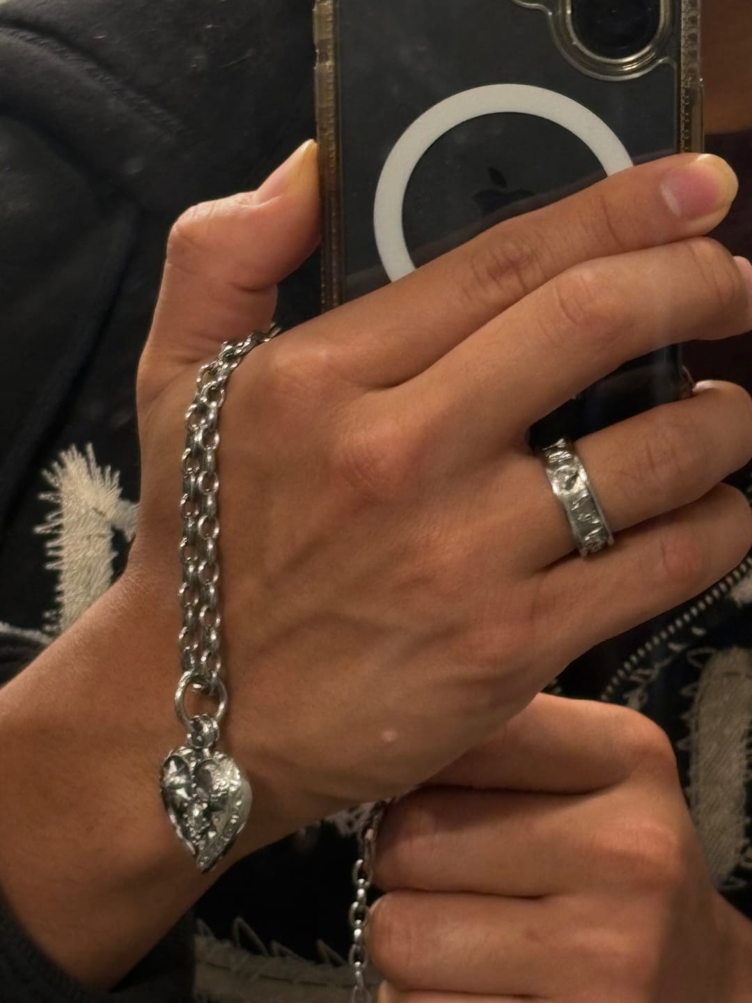 Customer photo review of 4MM MINI INFINITY CHAIN