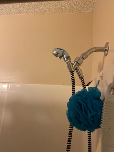 Customer photo review of High Pressure Professional Showerhead