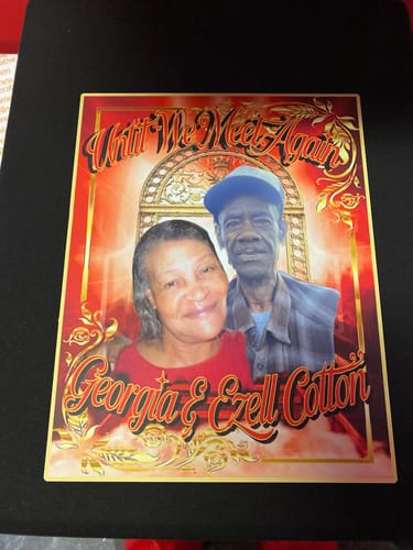 Customer photo review of DTF Transfers Upload Your Gang Sheet