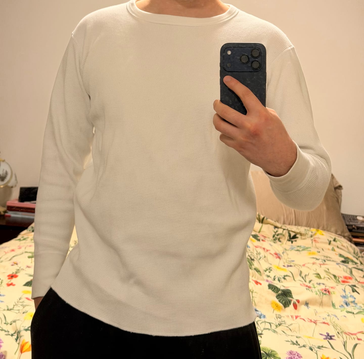 Customer photo review of Heavyweight Waffle Cotton Underwear - Black