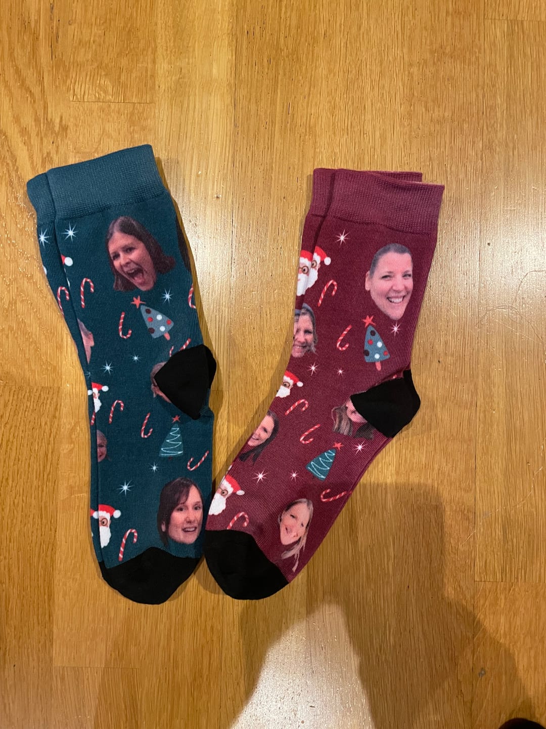 Customer photo review of Weihnachten - Personalisierte Socken