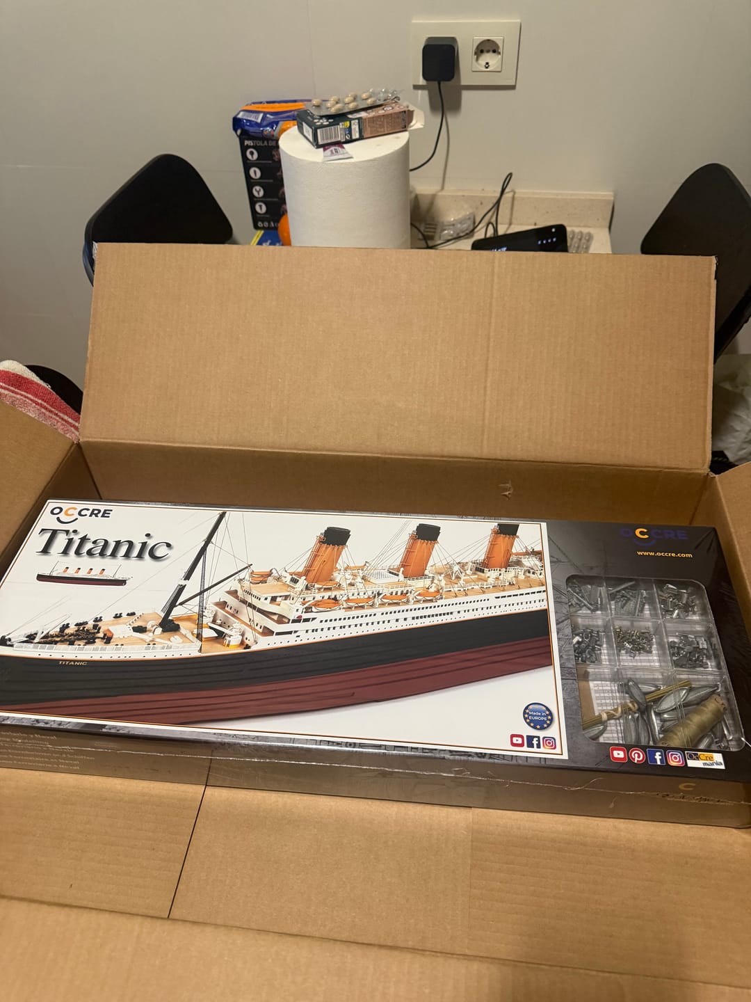 Customer photo review of Maqueta Barco Titanic