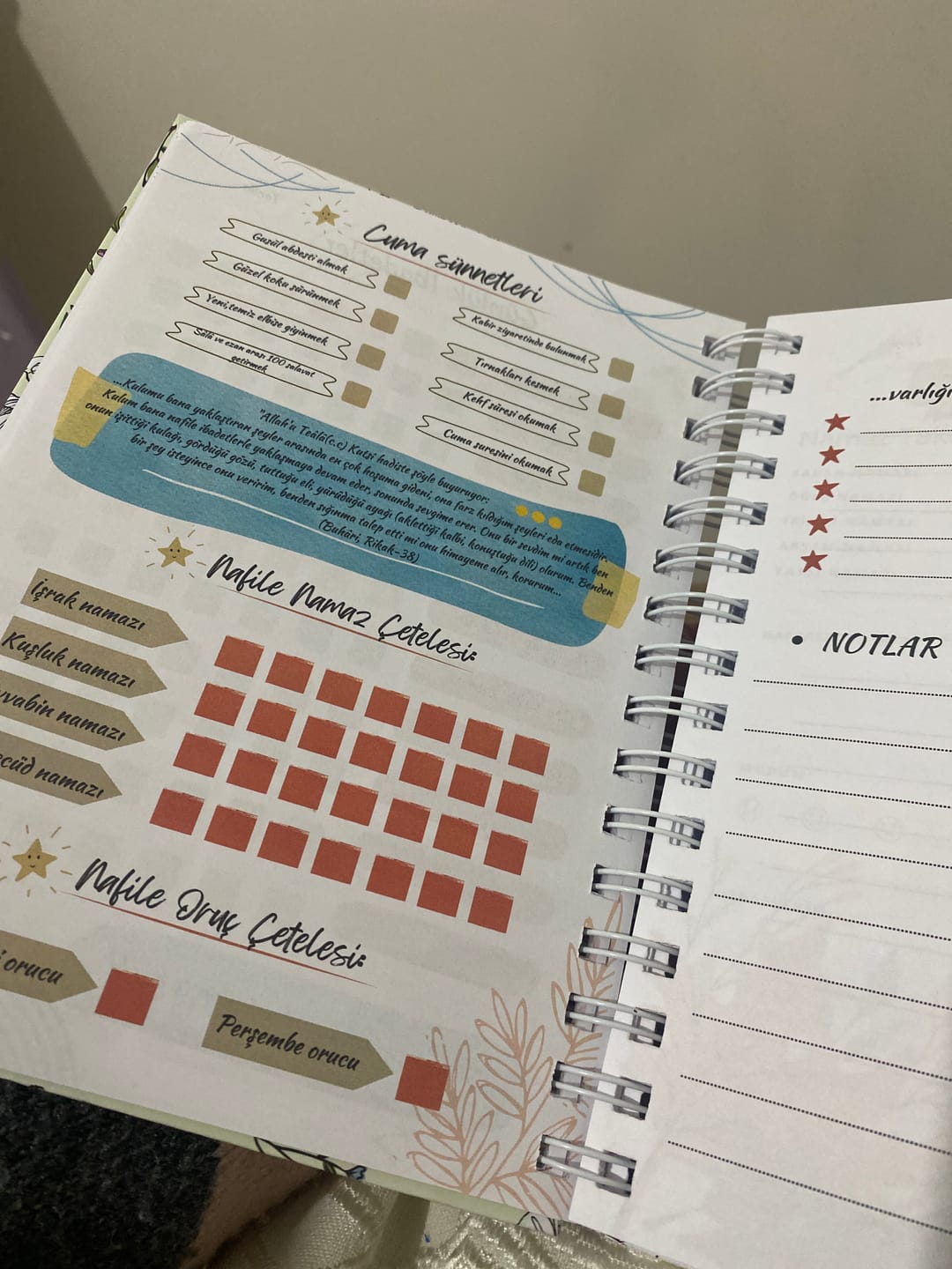 Customer photo review of İbadet Rehberi İslami Planlayıcı