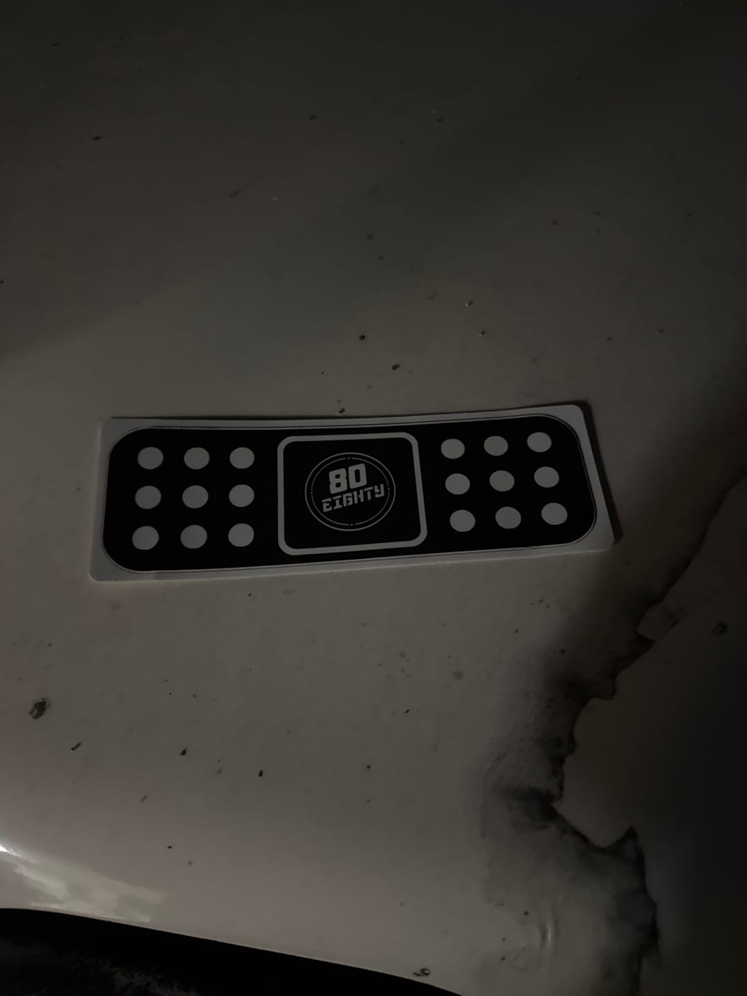 Customer photo review of 80Eighty® Bandaid Vinyl Sticker