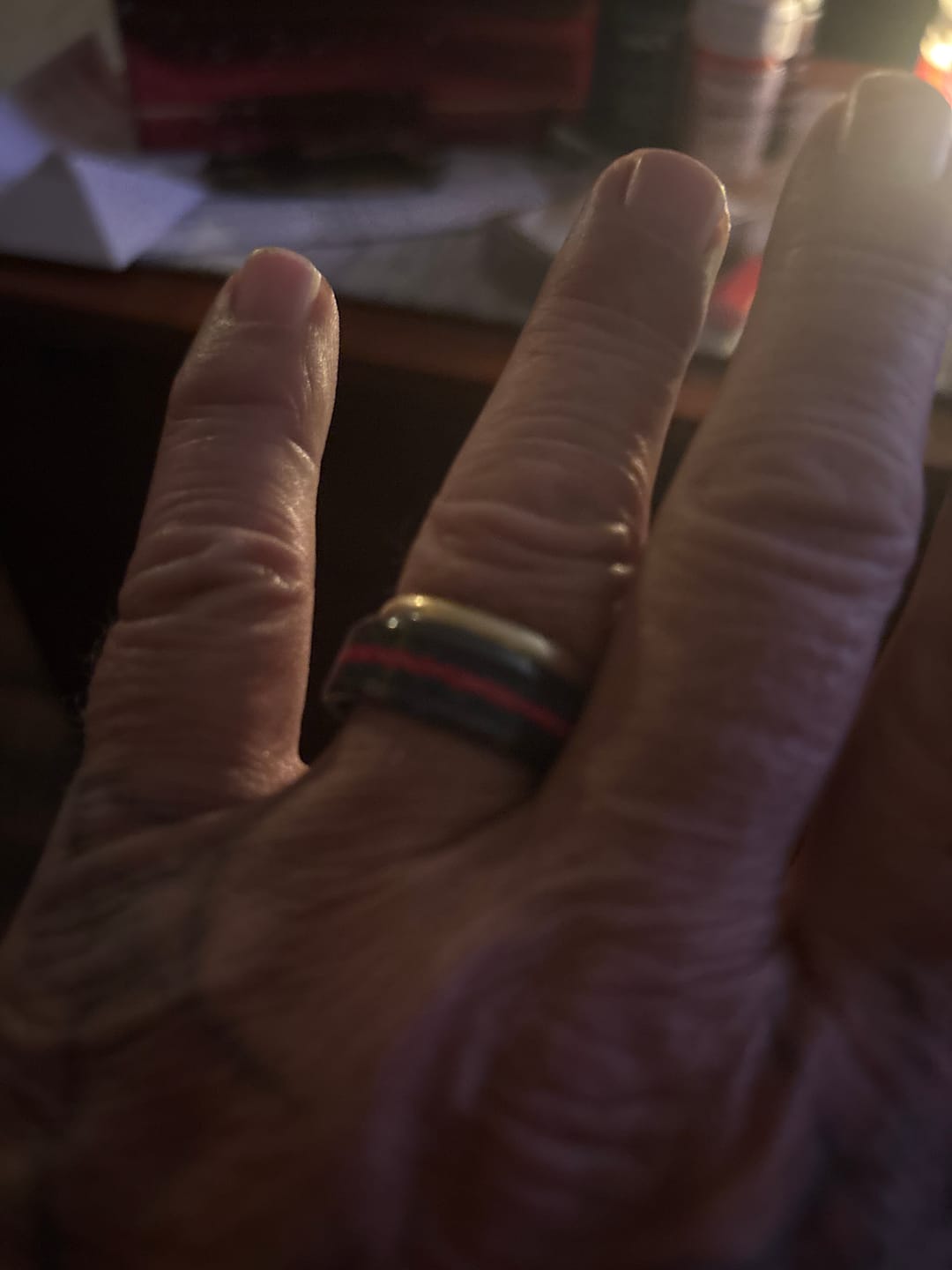 Customer photo review of The Responder - Fire Hose Ring