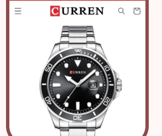 Customer photo review of Curren Sub® orologio uomo acciaio