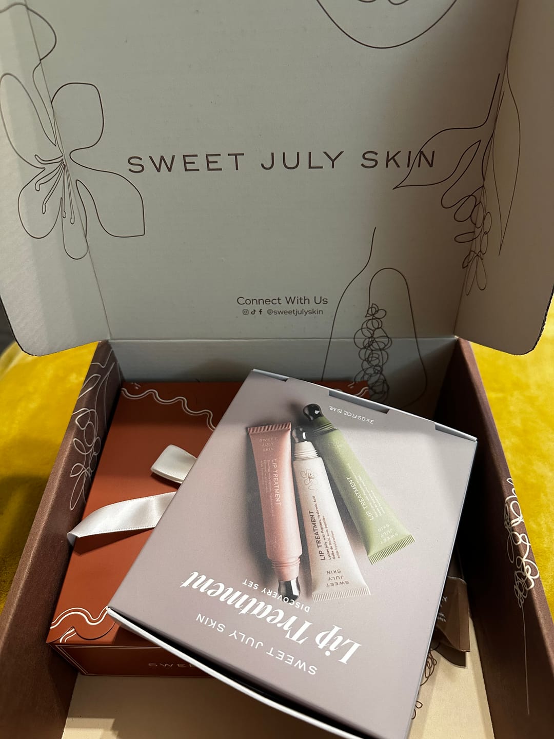 Customer photo review of Lip Treatment Discovery Set